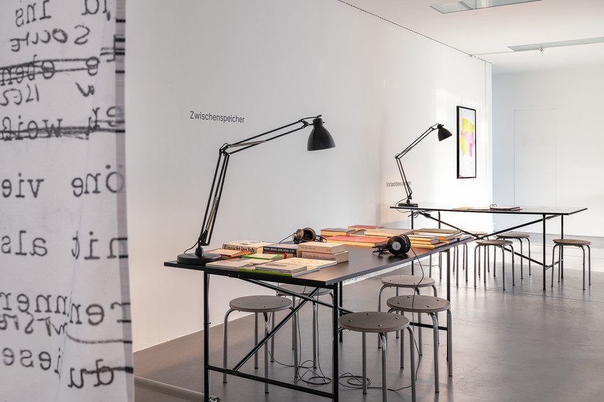 exhibition view “Cache. FEMINIST AESTHETICS AND ARCHIVAL PROCESSES“, Photo: Violetta Wakolbinger, VALIE EXPORT Center / Lentos Kunstmuseum Linz, 2024/25