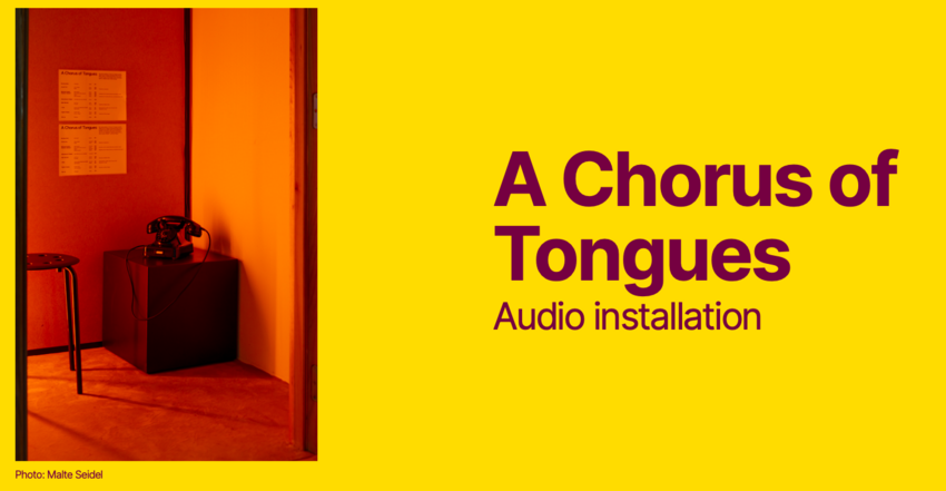 A Chorus of Tongues Photo Malte Seidel_HKW A Chorus of Tongues Photo Malte Seidel_HKW
