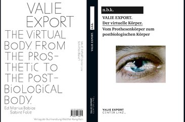 VALIE EXPORT. Der virtuelle Körper. Vom Prothesenkörper zum postbiologischen Körper_Umschlag: VALIE EXPORT, Der Blick des Blickes – Beobachtungen (Arbeitsttitel), 1992/2004, Ausschnitt // Backcover Gestaltung Salome Schmuki