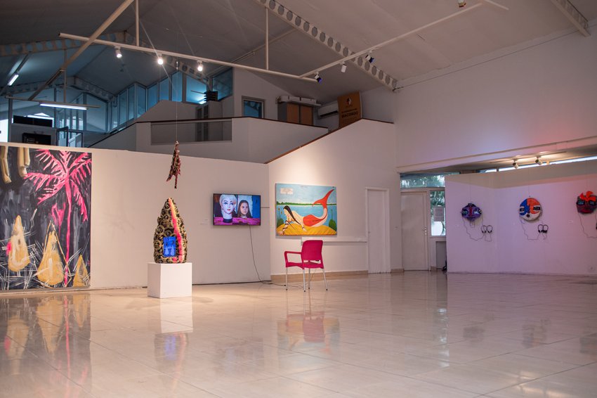 Exhibition view Kokende Liboso Eza Kokoma Te Institut Francais Photo Sam Bosingwa Exhibition view Kokende Liboso Eza Kokoma Te Institut Francais Photo Sam Bosingwa